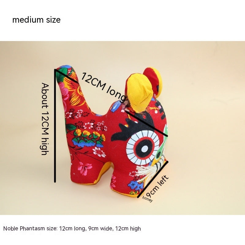 Handmade Cloth Tiger Chinese Style Folk Art Gift - Multiple Variants