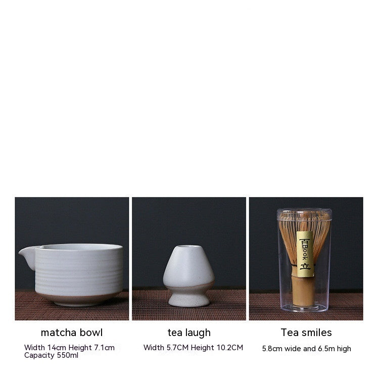 Matcha Tool Set with Gift Box - Japanese Ceramic Matcha Whisk & Bowls