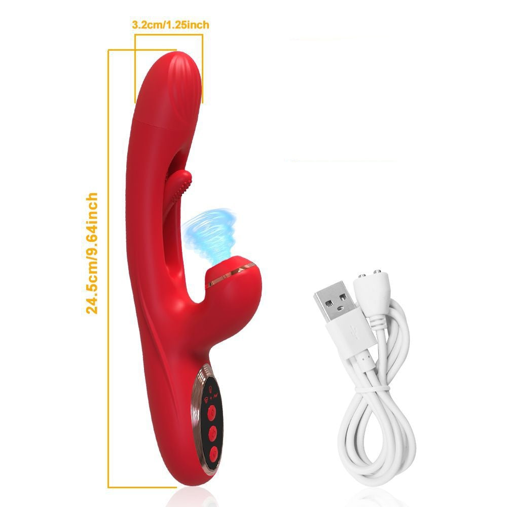 Silicone Female Intimate Toy with Touch Response & USB Charging
