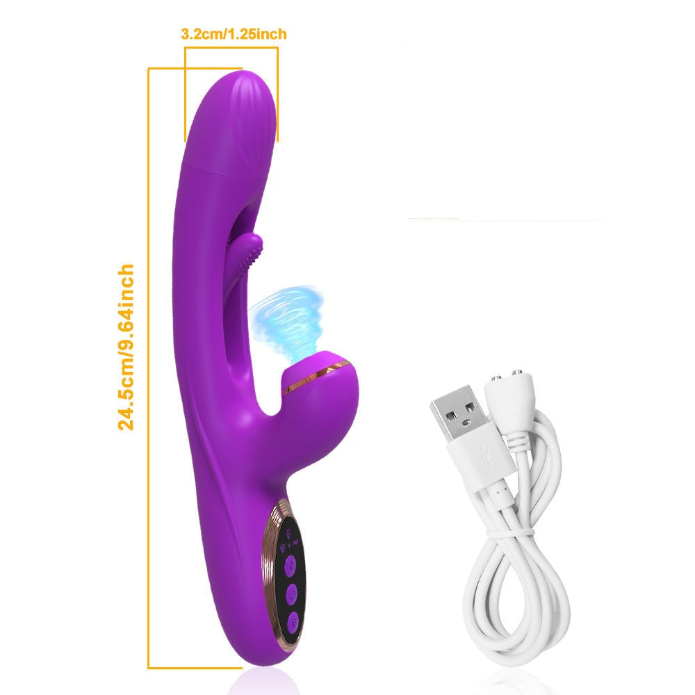 Silicone Female Intimate Toy with Touch Response & USB Charging