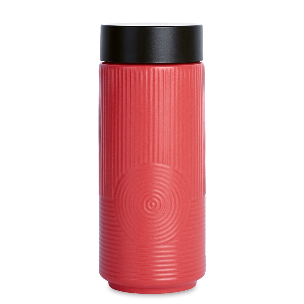 Creative Portable Ceramic Water Cup 350ml Leak-Proof Can Send Customers Souvenirs