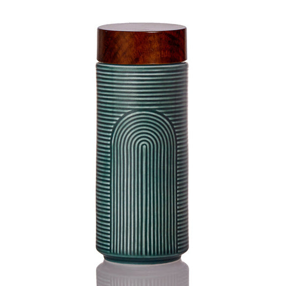Creative Portable Ceramic Water Cup 350ml Leak-Proof Can Send Customers Souvenirs