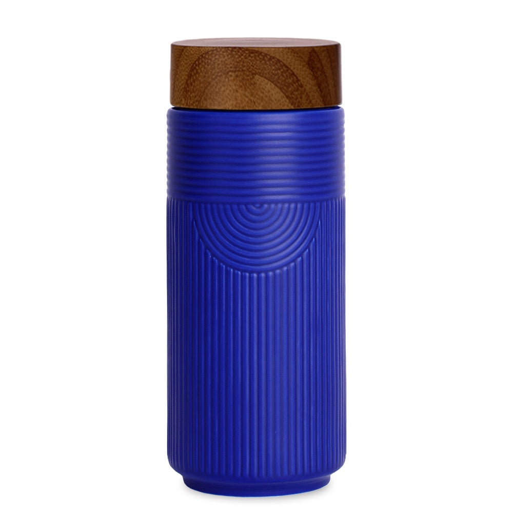 Creative Portable Ceramic Water Cup 350ml Leak-Proof Can Send Customers Souvenirs