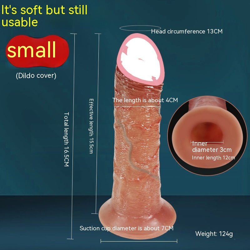 Men's Wearable Masturbator Pants Silicone Penis Simulation Sex Toy - Multiple Styles