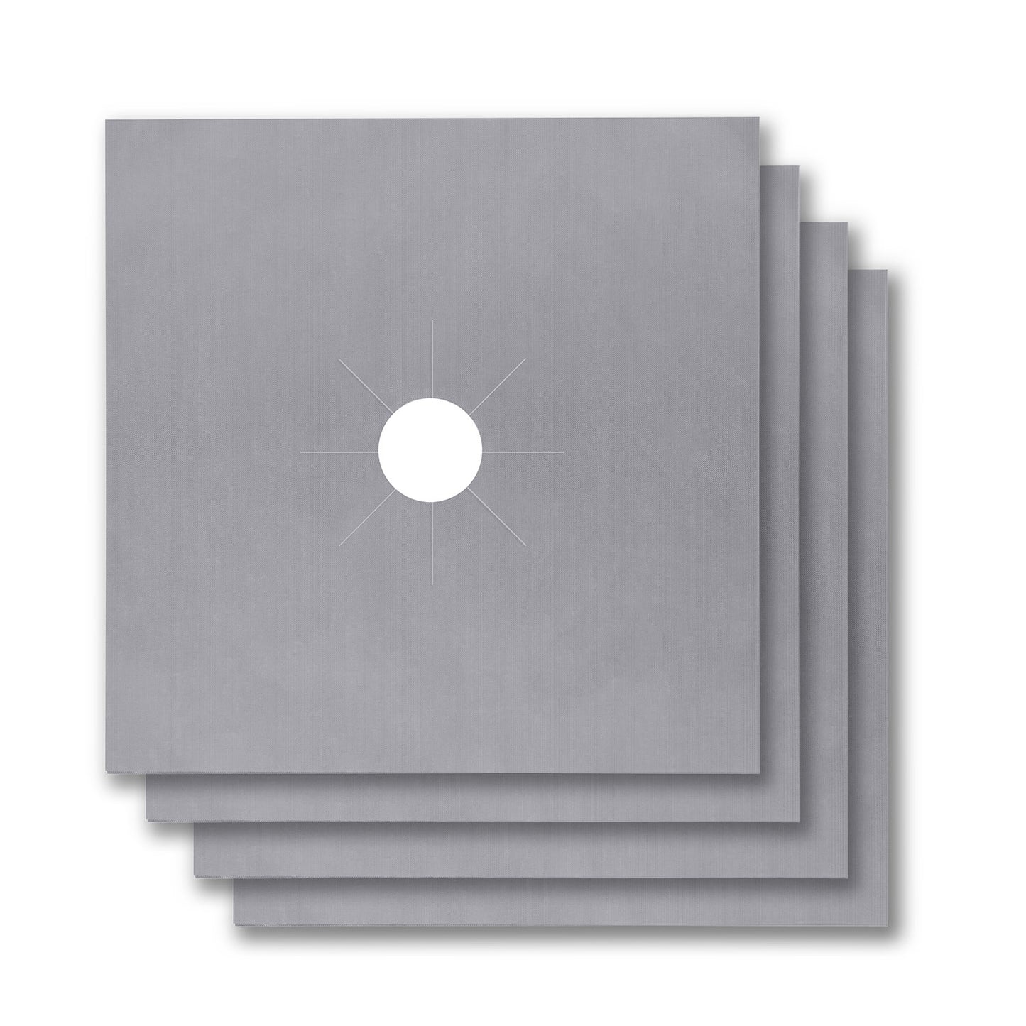 4-Pack Reusable Nonstick Stove Burner Protector Liners