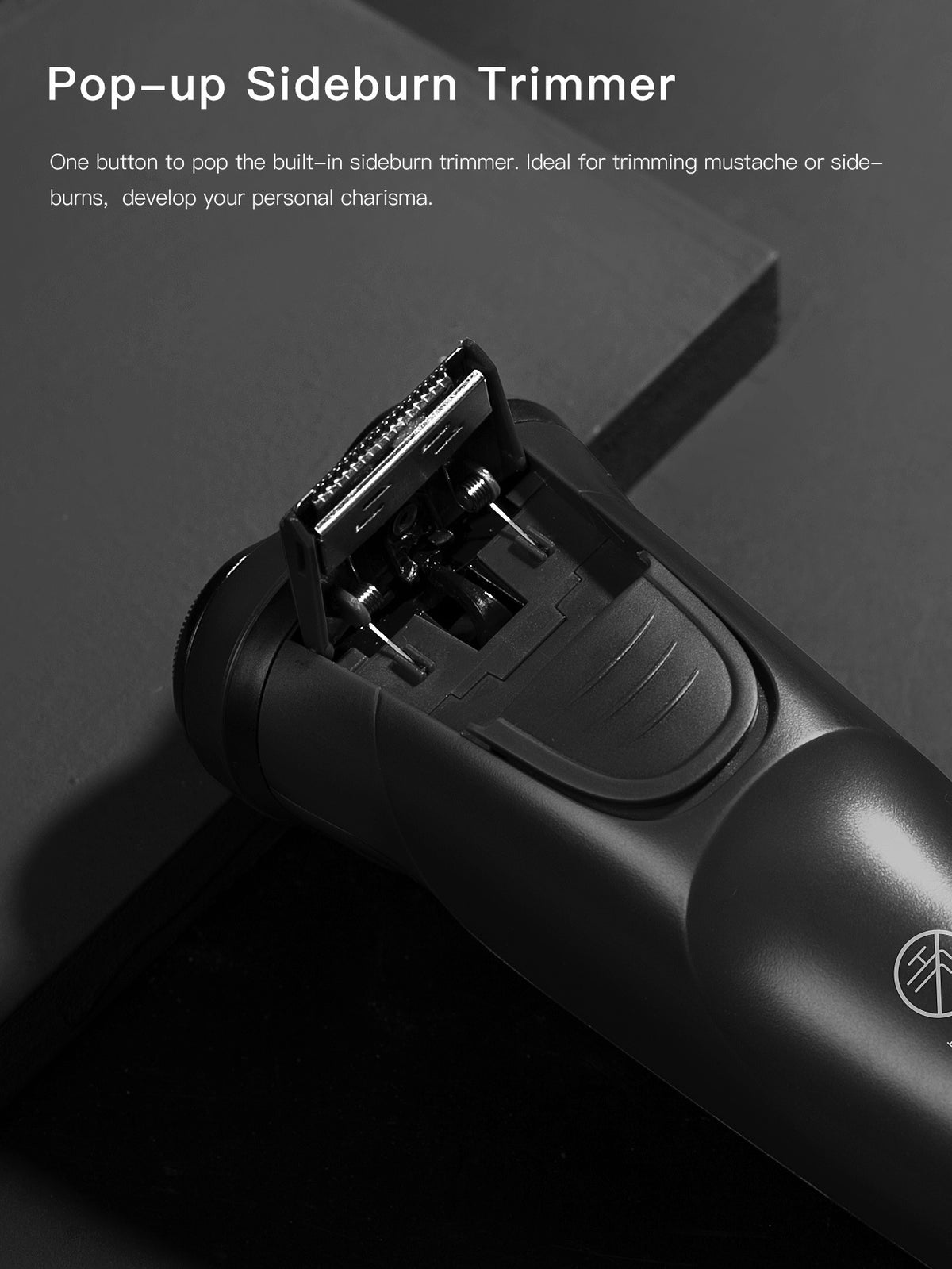 Rechargeable Electric Shaver with Floating Cutter Head - Black
