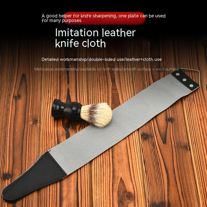 Double-Sided Razor Sharpening Cloth for Old-Fashioned Razors - Grinding Mouth