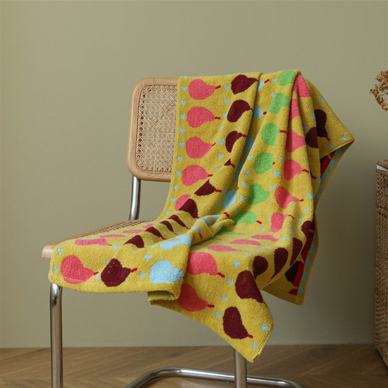 Pure Cotton Children's Square Towel Absorbent Household Baby Towels