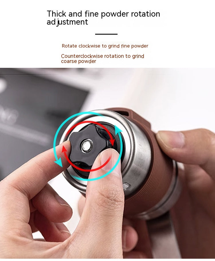 Portable Coffee Maker Set with Hand Grinder and Accessories - Suitcase Packaging
