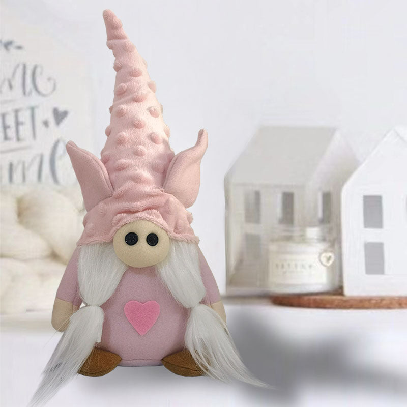 Valentine's Day Plush Dwarf Piglet Love Doll - 32x14.5cm Cute Decor