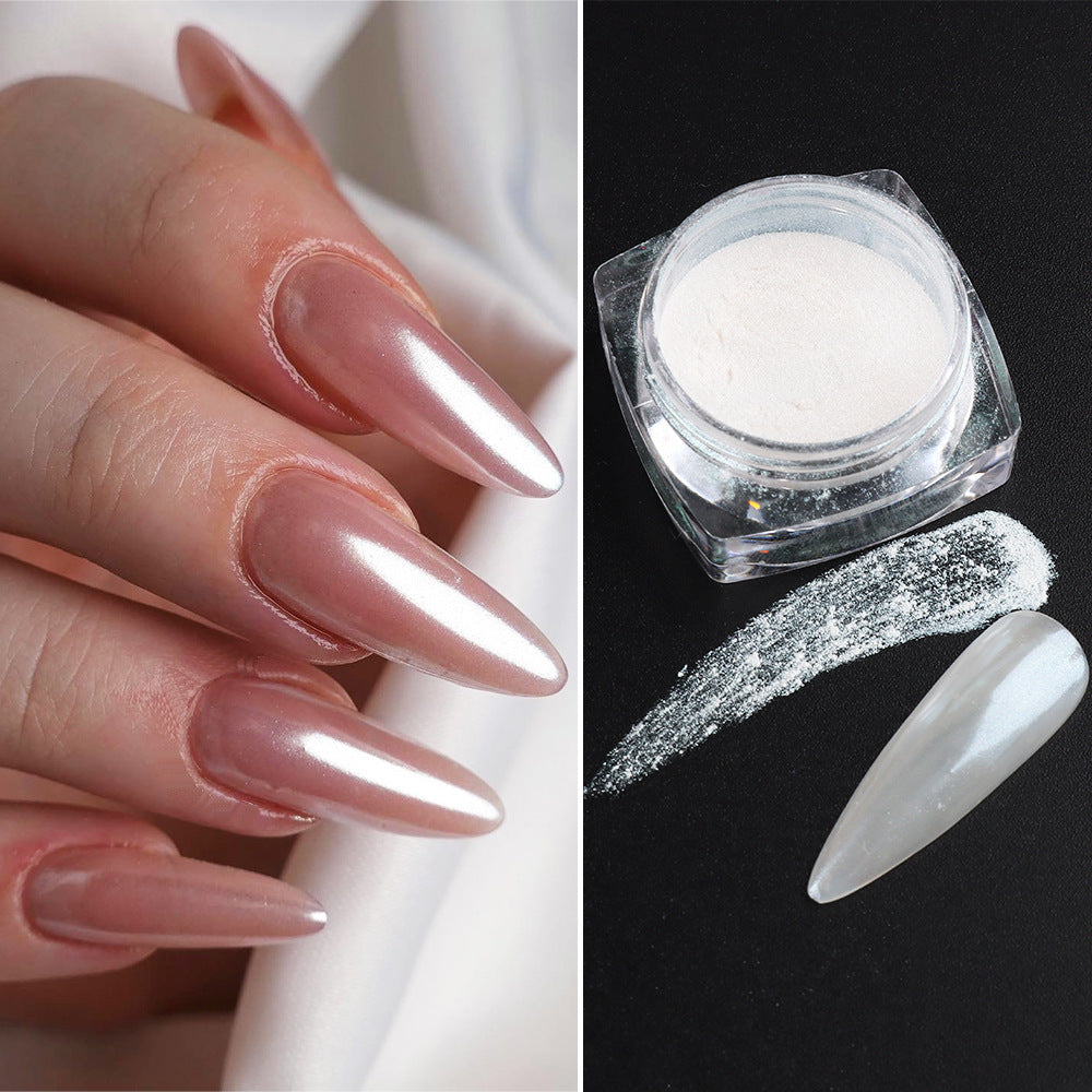 Aurora Pearl Moonlight Powder Nail Art Decorations - DIY Nail Embellishments