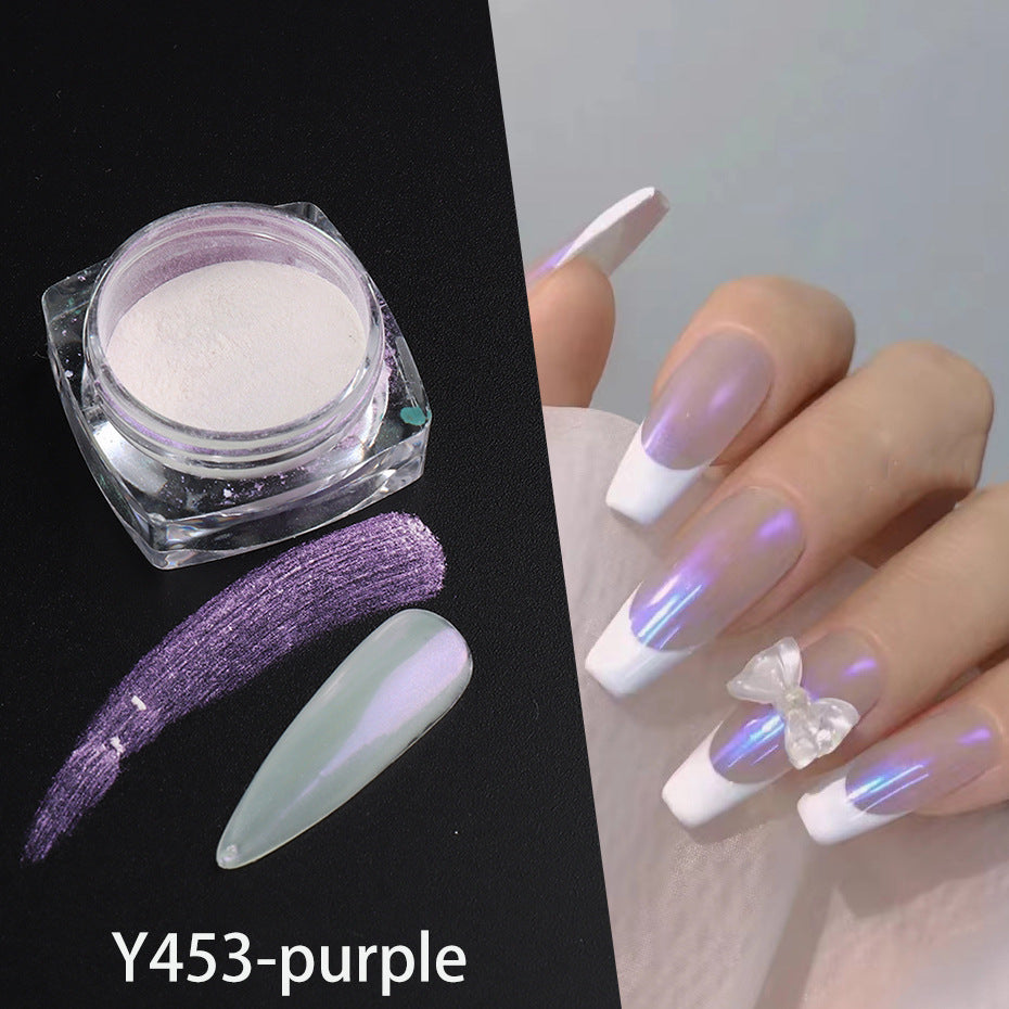 Aurora Pearl Moonlight Powder Nail Art Decorations - DIY Nail Embellishments