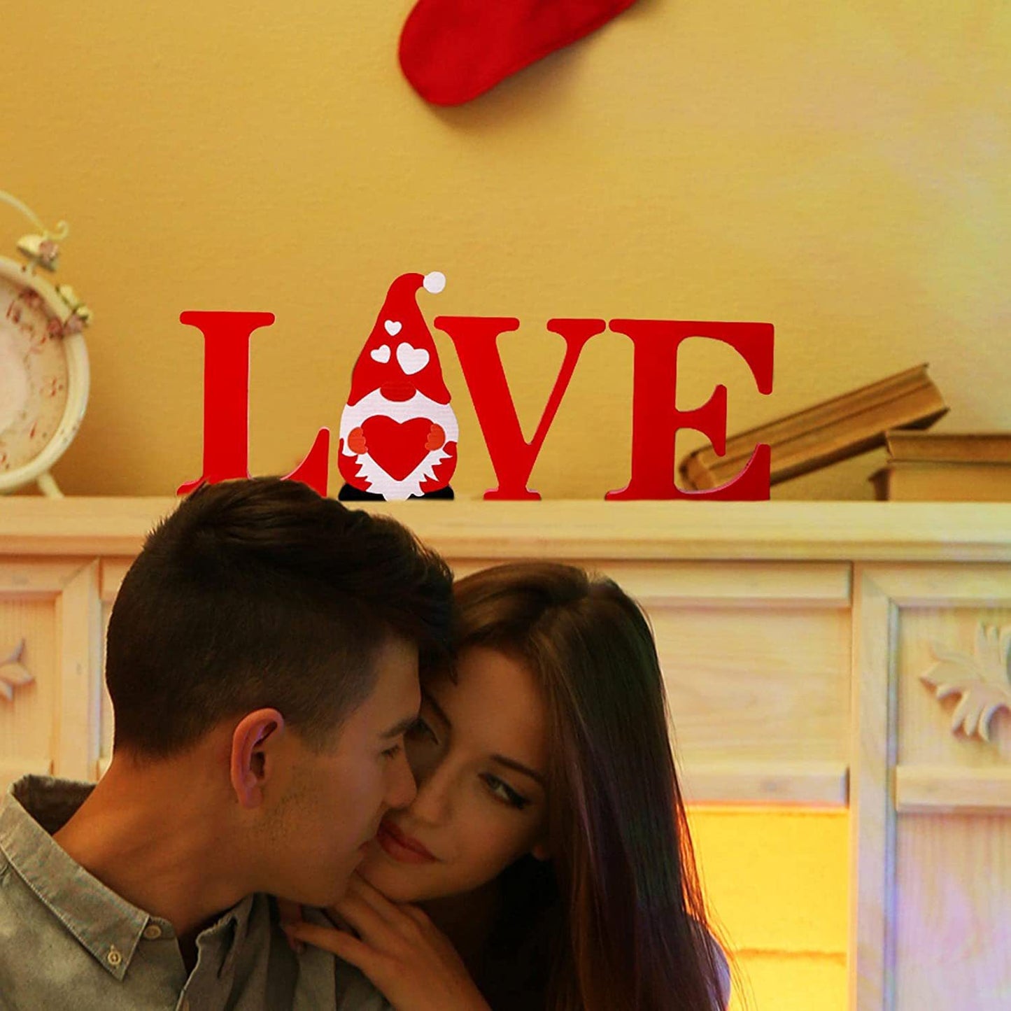Wooden LOVE Letters Valentine's Day Gift Home Decor