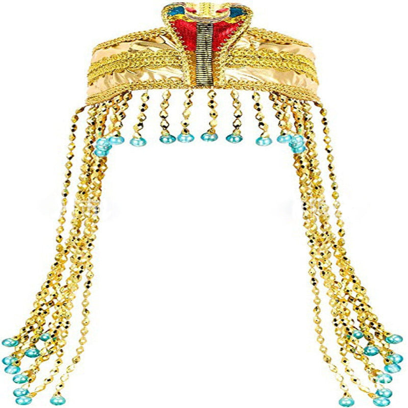 Sequined Pharaoh Headband - One Size Fits All