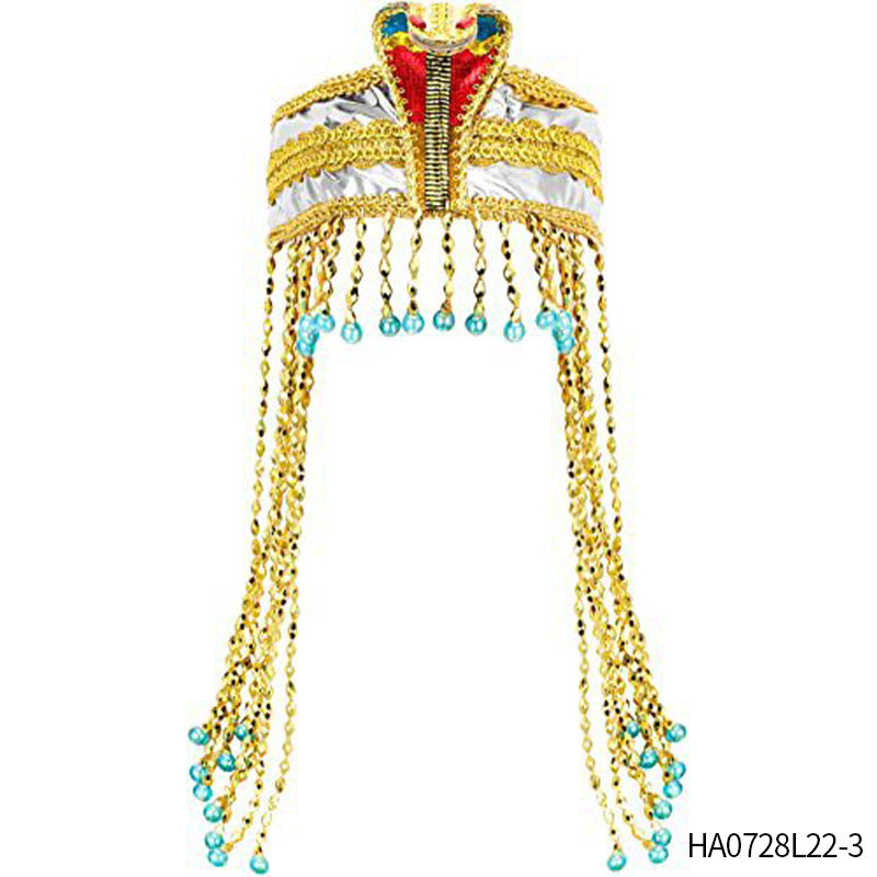Sequined Pharaoh Headband - One Size Fits All
