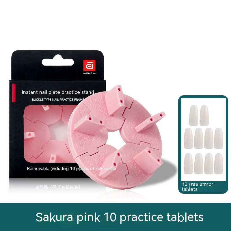 Nail Art Practice Lotus Base with Finger Rest - Nail Art & Tools