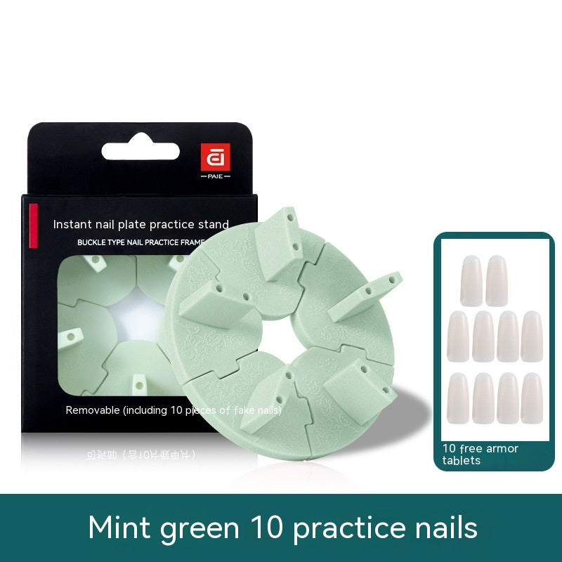 Nail Art Practice Lotus Base with Finger Rest - Nail Art & Tools