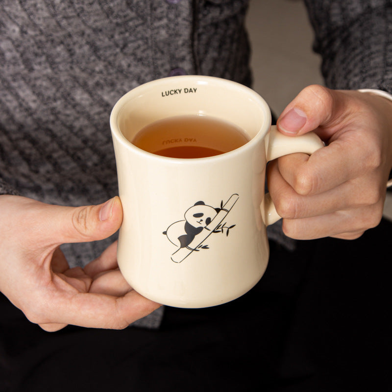 Cute Cartoon Ceramic Mug - Giftable Coffee Cup for All Occasions