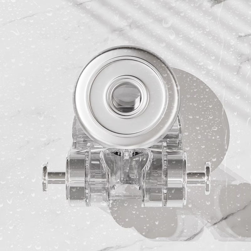Universal Shower Head Bracket Adjustable Punch-Free Wall Mount for Bathroom