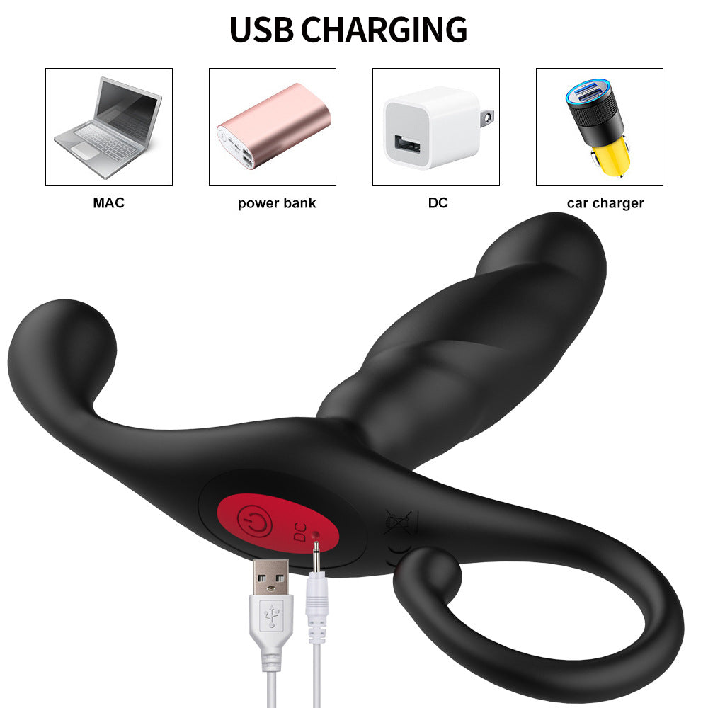 Rechargeable Vibration Massager with Silicone Plug and Remote Control