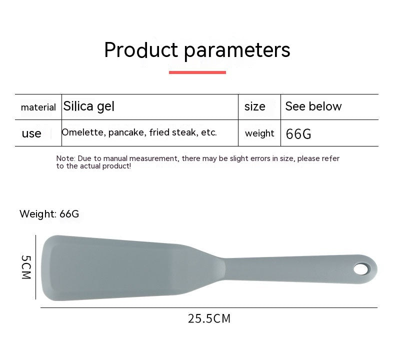 Silicone Omelette Spatula Mini Spatula Kitchen Utensil for Cooking