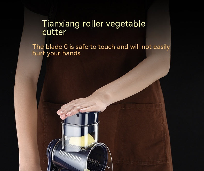 Multi-Function Vegetable Chopper Hand Roller Grater Slicer Kitchen Tool