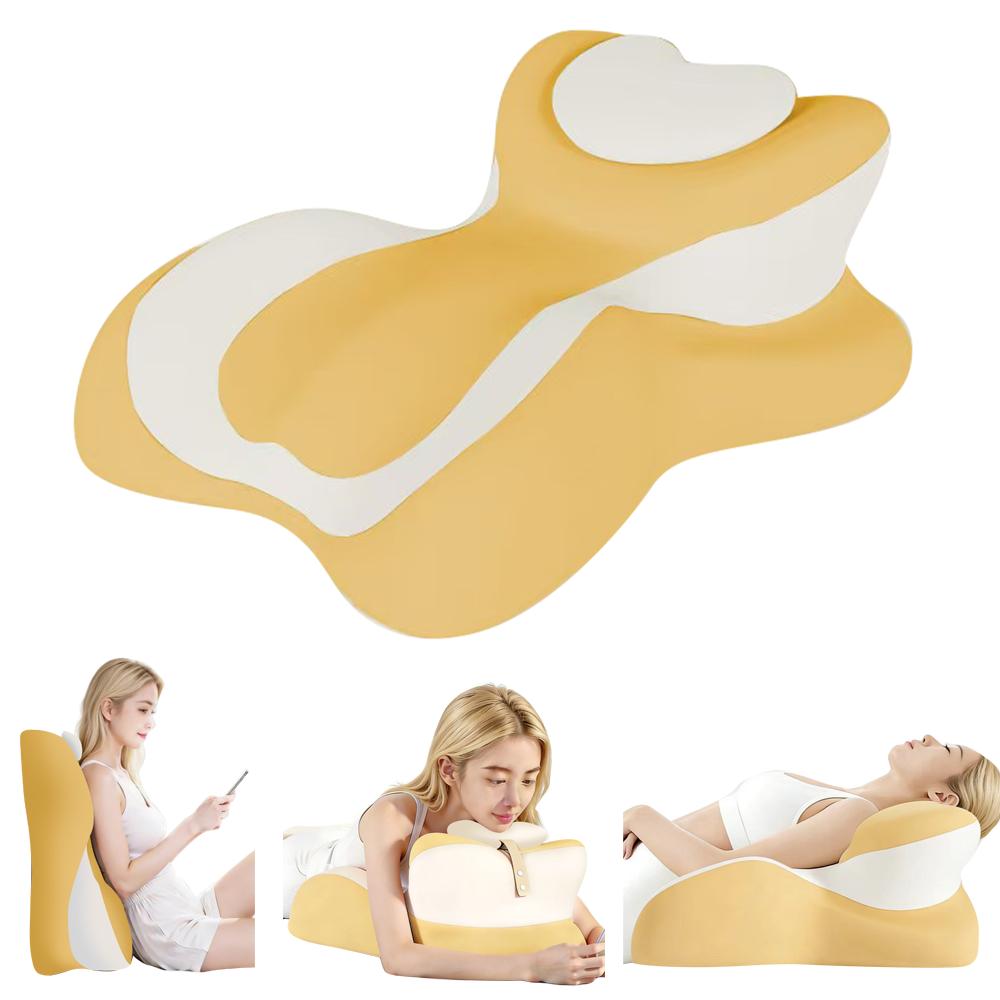 Ergonomic Heart-Shaped Memory Foam Chest Support Pillow