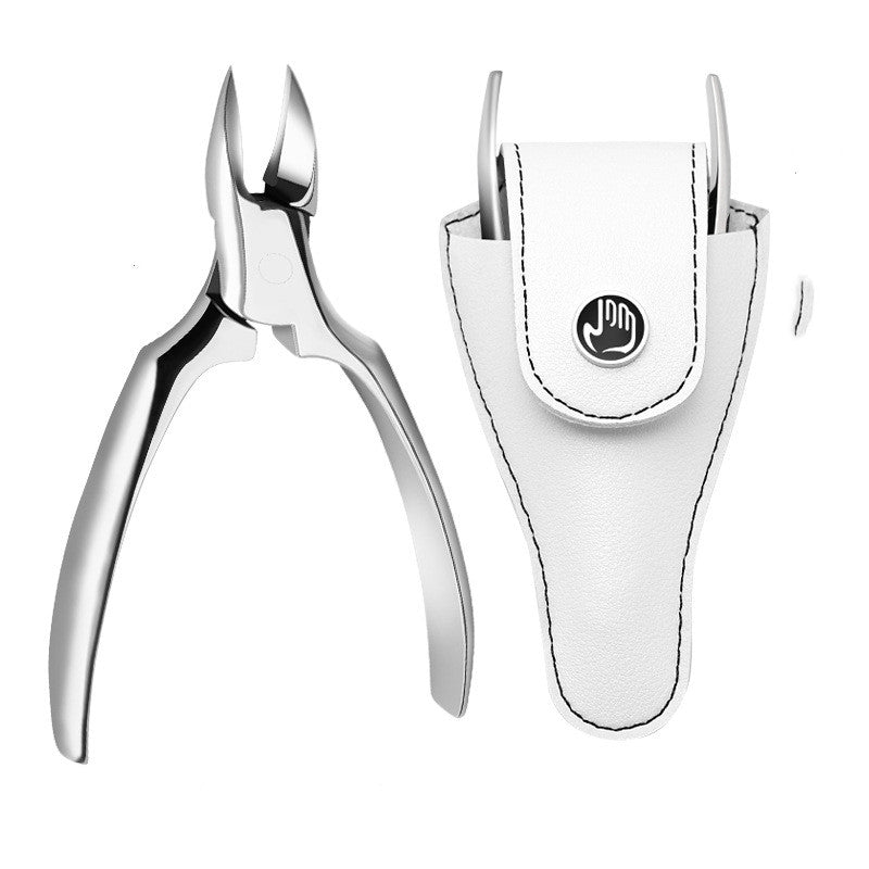 Stainless Steel Olecranon Nail Clipper Plier Set with Leather Case