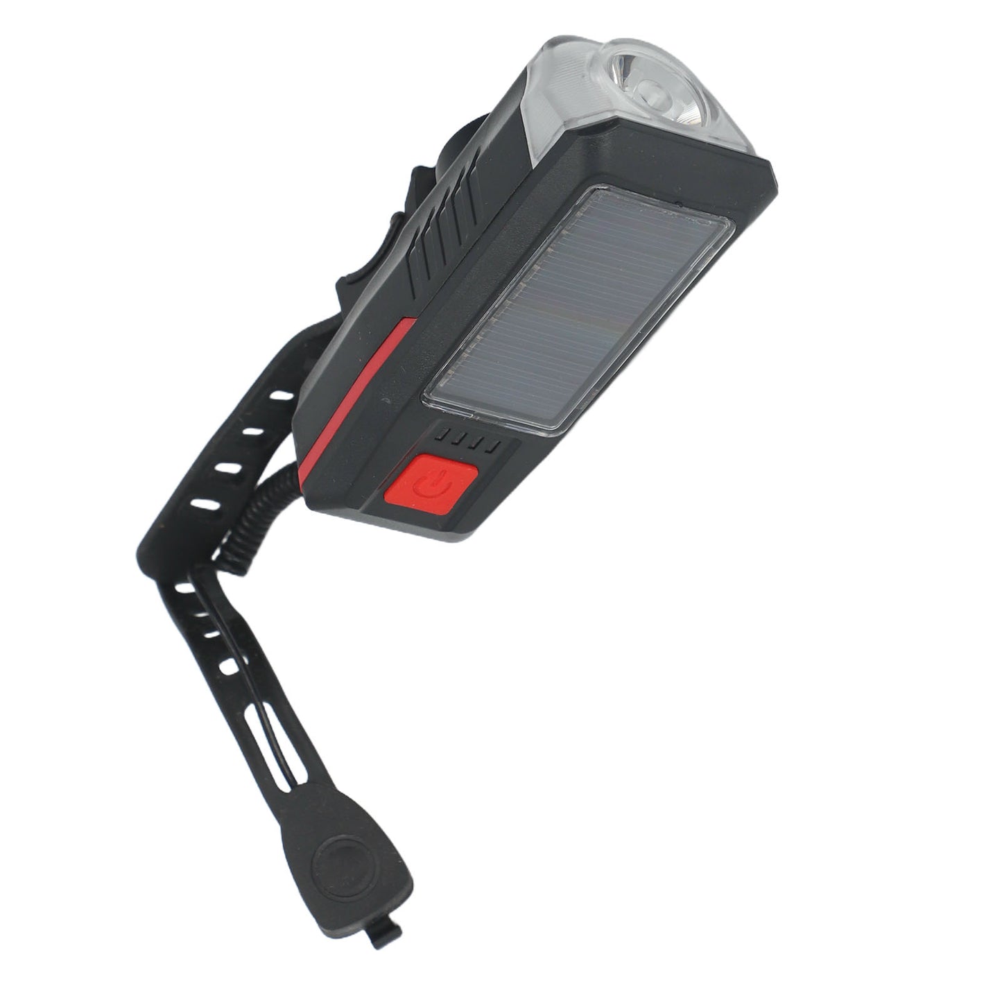 Solar Rechargeable Bike Light and Horn for Night Riding