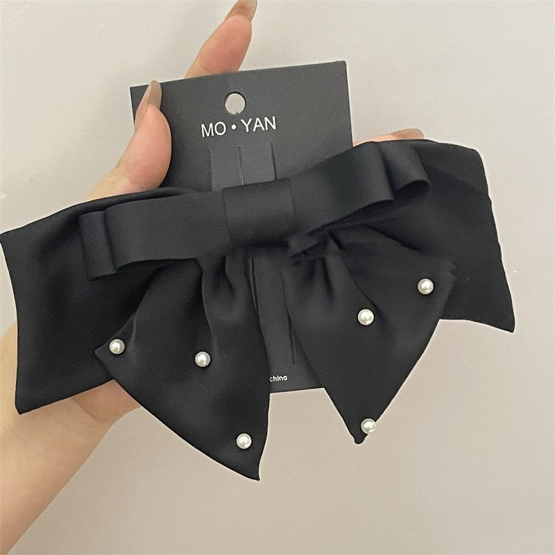 Satin Bow Hair Clip