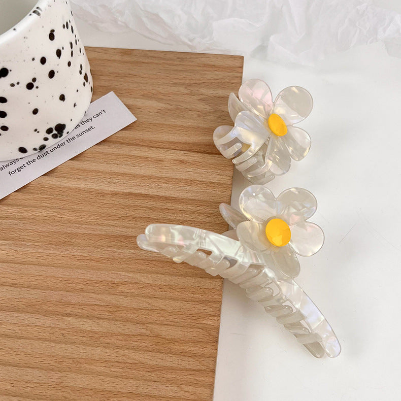 Korean Style Hair Clip - Geometric Acetate Hairpin