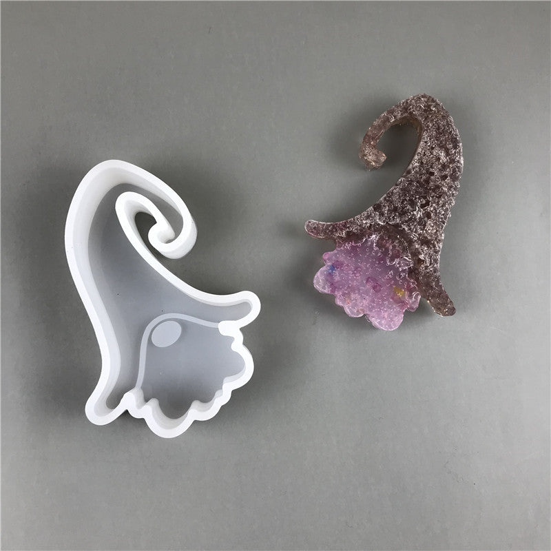 Star Aromatherapy Plaster Candle Silicone Mold - Irregular Shape, White
