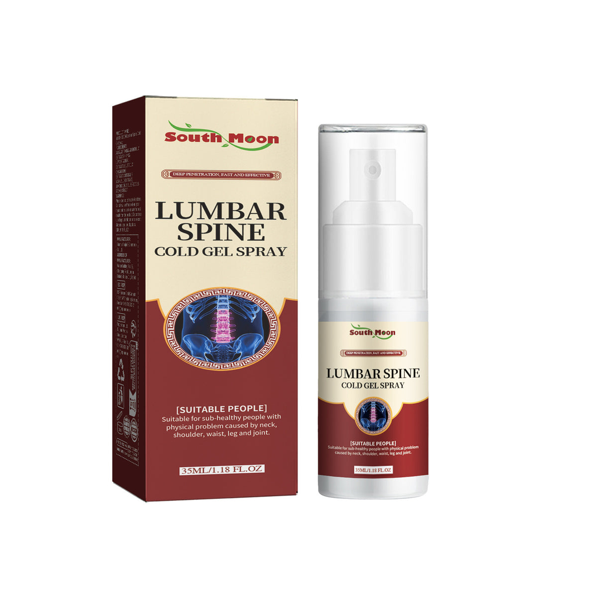 Pain Relief Spray for Lumbar, Knee & Heel Fatigue - 35ml