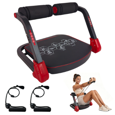 Ab Core Trainer with Resistance Bands - Home Gym Equipment