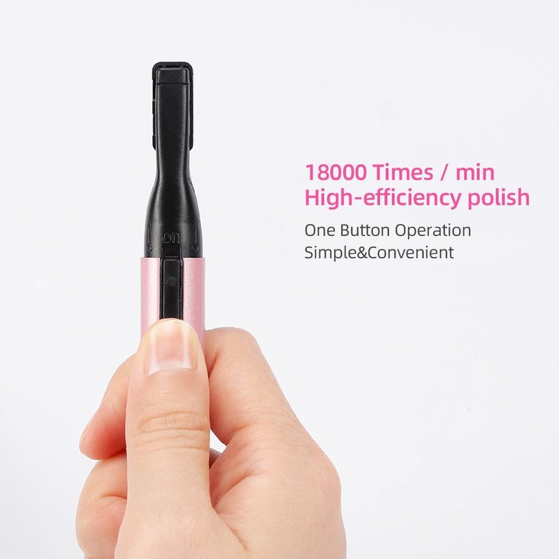 Electric Nail Polisher with Nano Heads - Pink