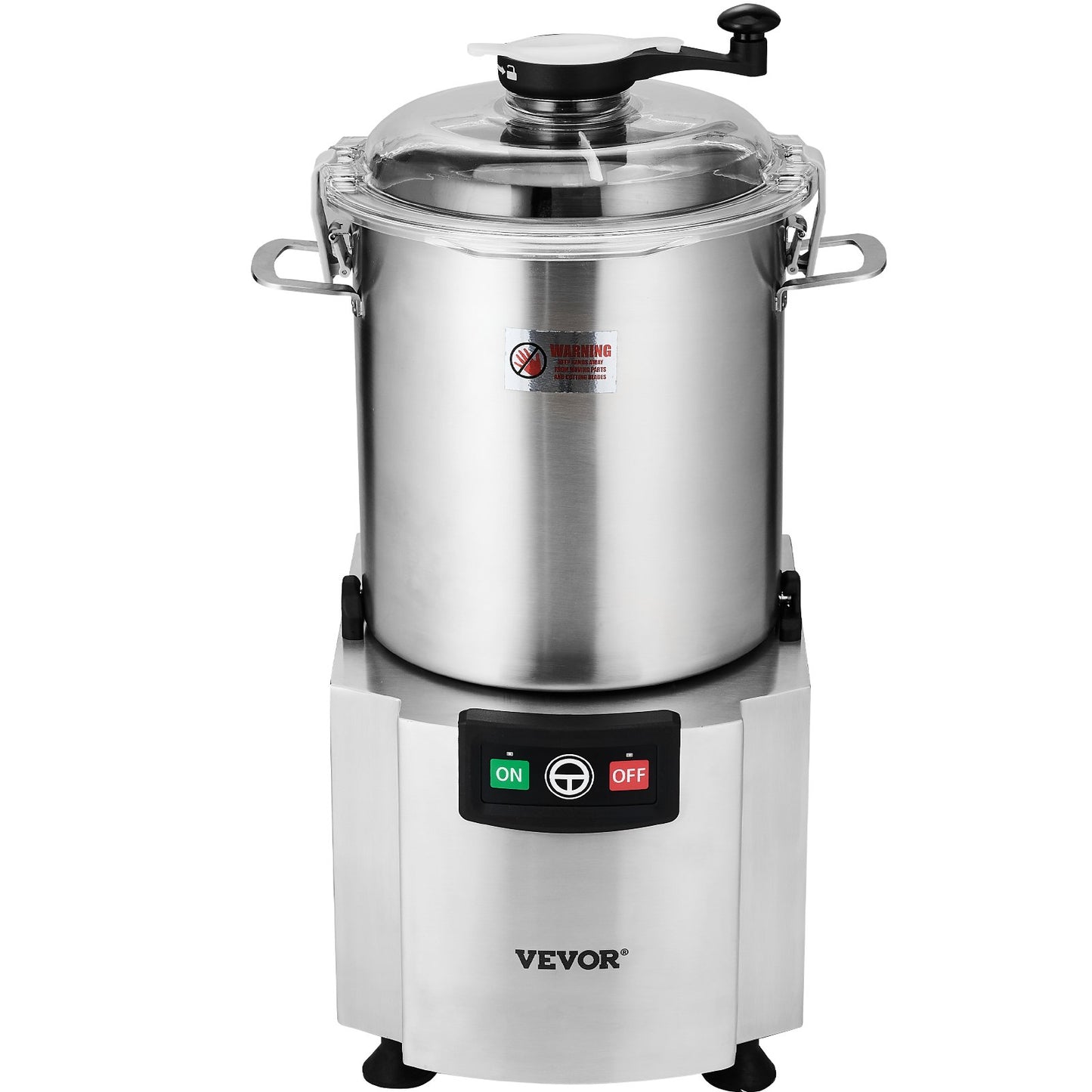 Commercial Food Processor 19 Quart Stainless Steel Vegetable Chopper with 1500W Motor