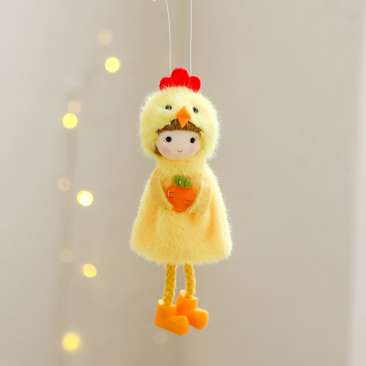 Easter Decorative Chicken Egg Ornaments - Festive Home Decor Pendant Set