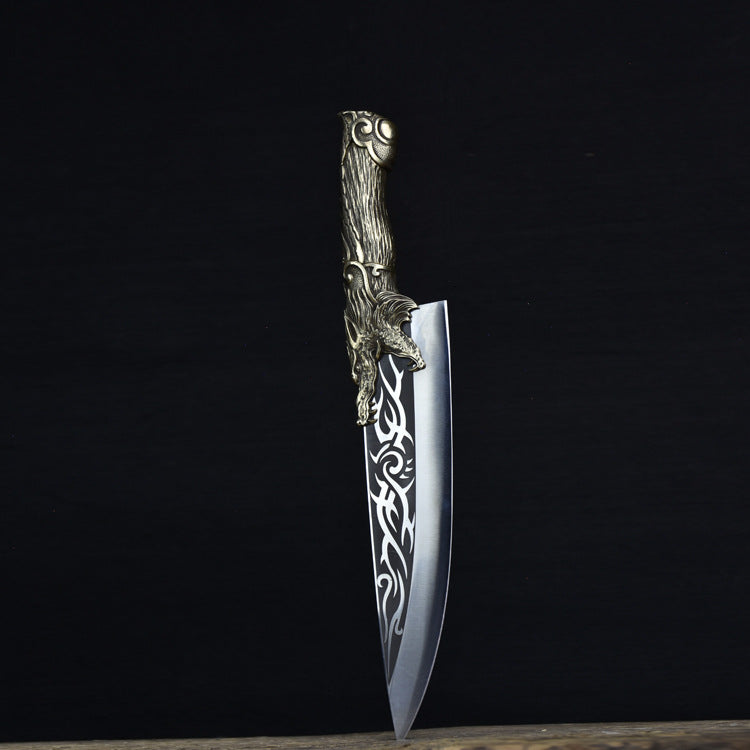 Stainless Steel Fruit Knife with Antique Retro Style - 35.5cm