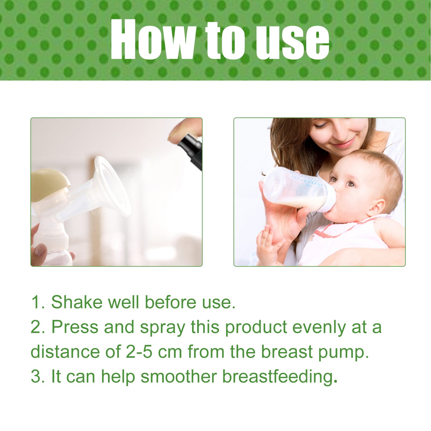 Natural Breast Pumping Lubricant Spray - Nipple Care & Friction Relief