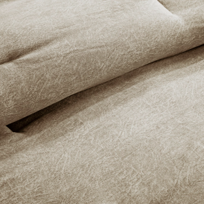 7 Piece Faux Suede Comforter Set - Cozy Lodge Style Bedding