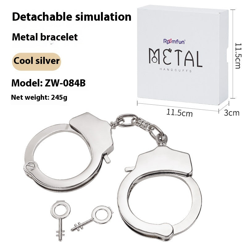 Alloy Bracelet Toy for Adults - Black and Silver Variants