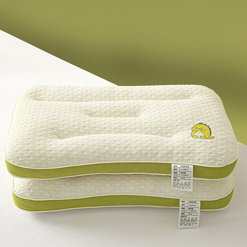 Children's Cartoon Dinosaur Cervical Support Sleep Pillow - Size 30x50cm or 40x60cm