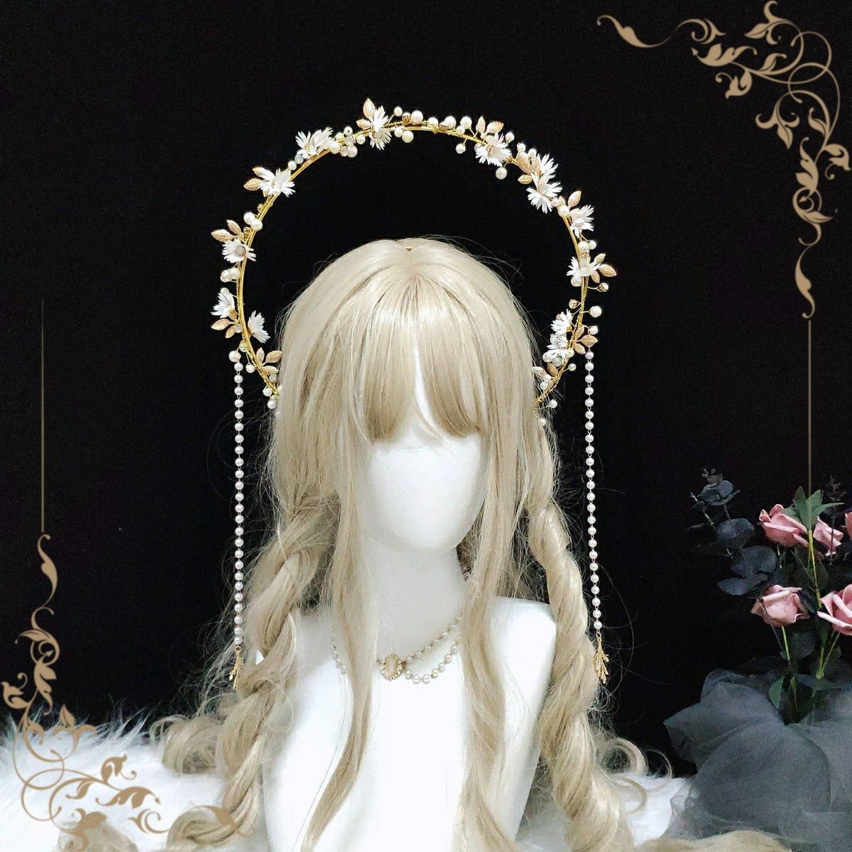Decorative Headdress Crown - Adjustable Alloy
