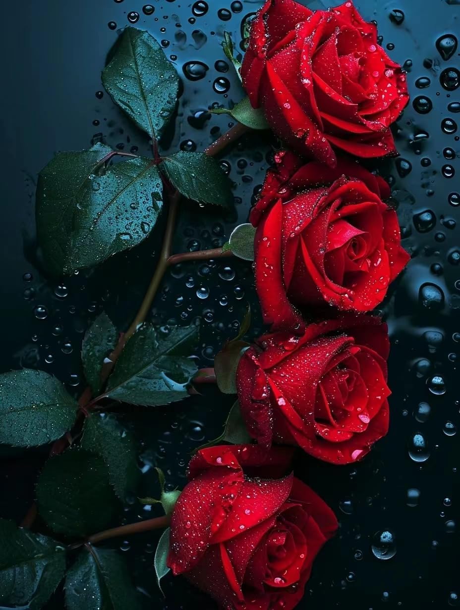 Red Rose Seeds for Planting - 300+ Heirloom Flower Seeds for Garden & Bonsai