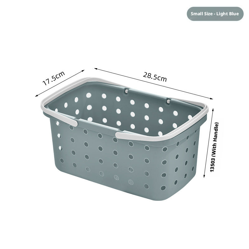 Medium Beige Clothes Basket - Durable Plastic Laundry Hamper, 1 Piece