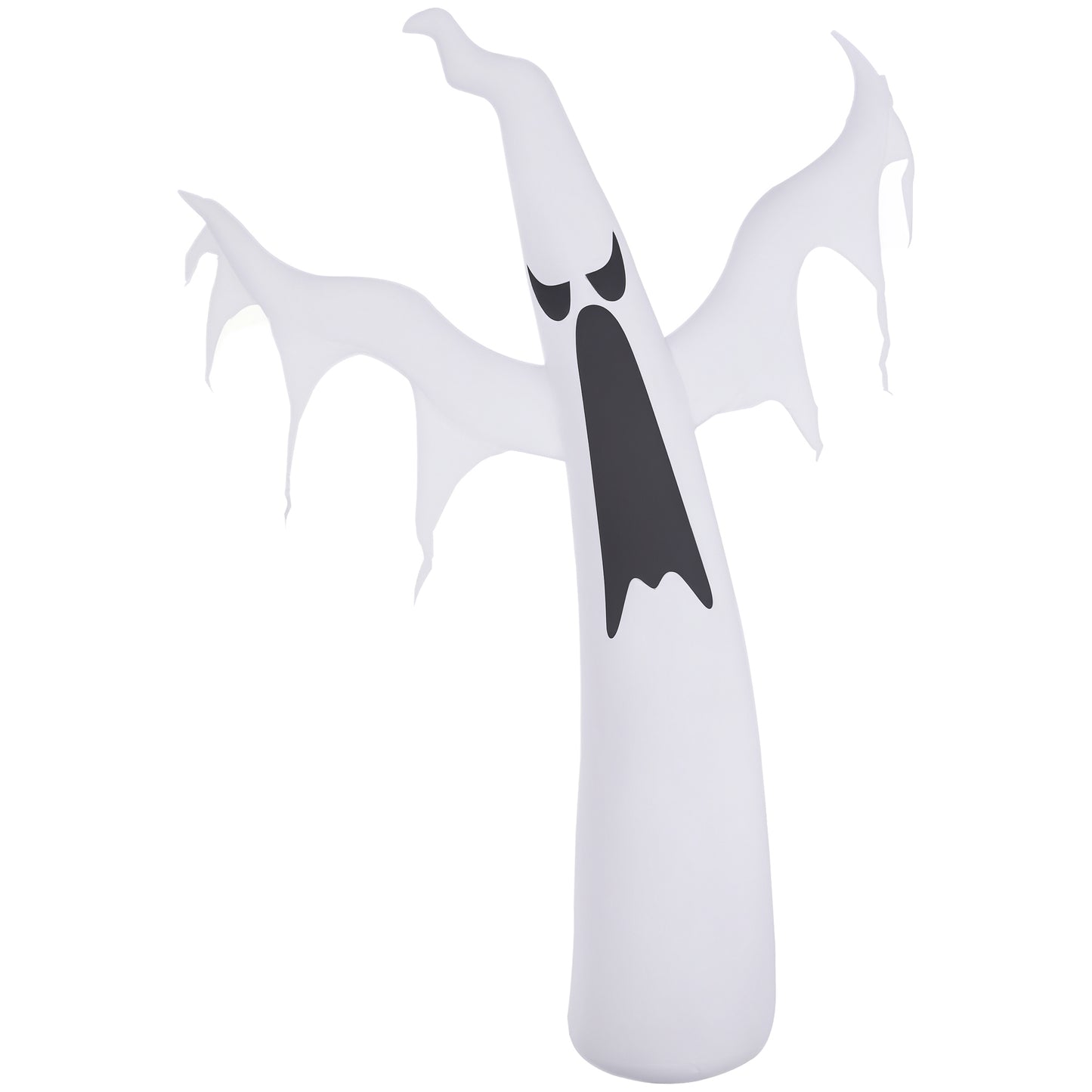 6' Light Up White Ghost Halloween Inflatable Yard Decoration