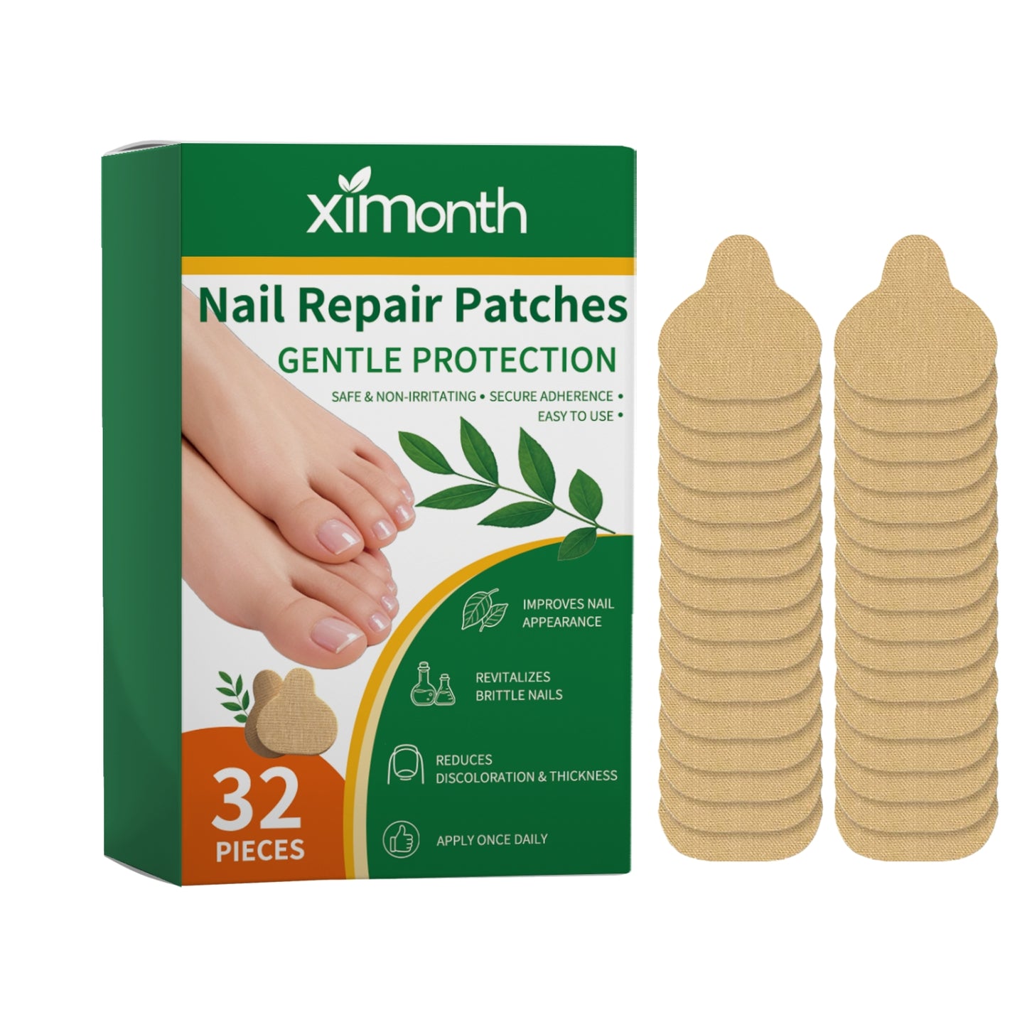 Nail Care Patch 32pcs - Nail Treatment & Skin Care for Nail Health