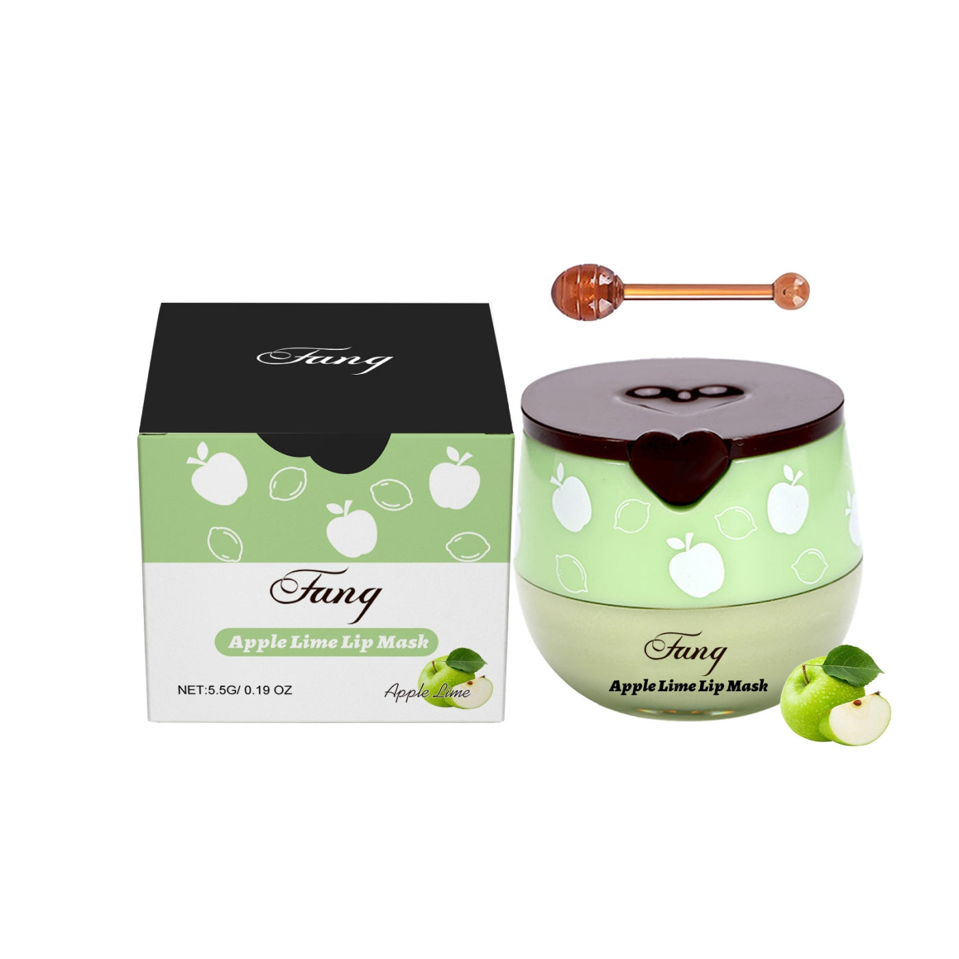 Moisturizing Lip Mask with Strawberry Propolis - Hydrating Lip Care