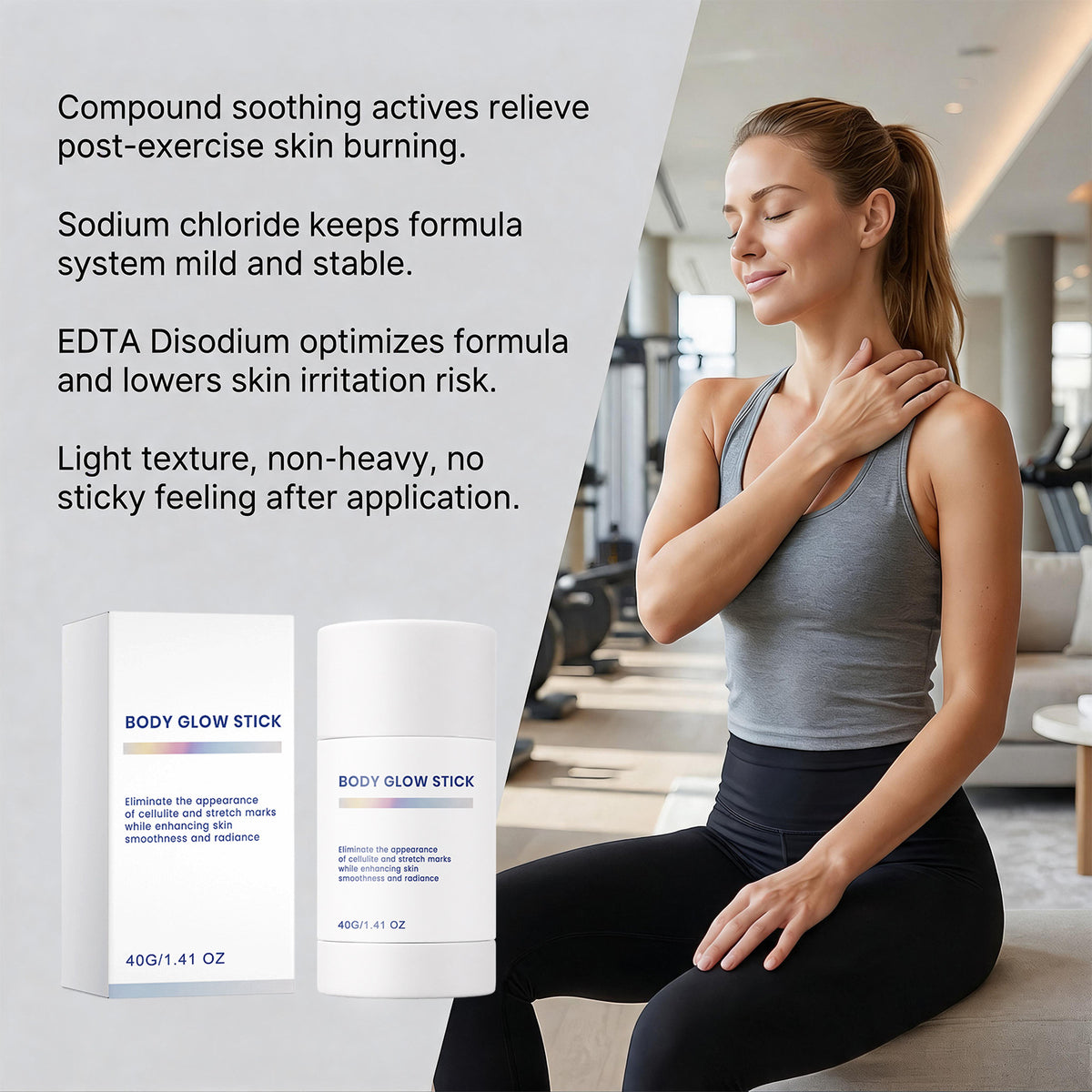 Body Moisturizing Stick - 40g Hydrating Care