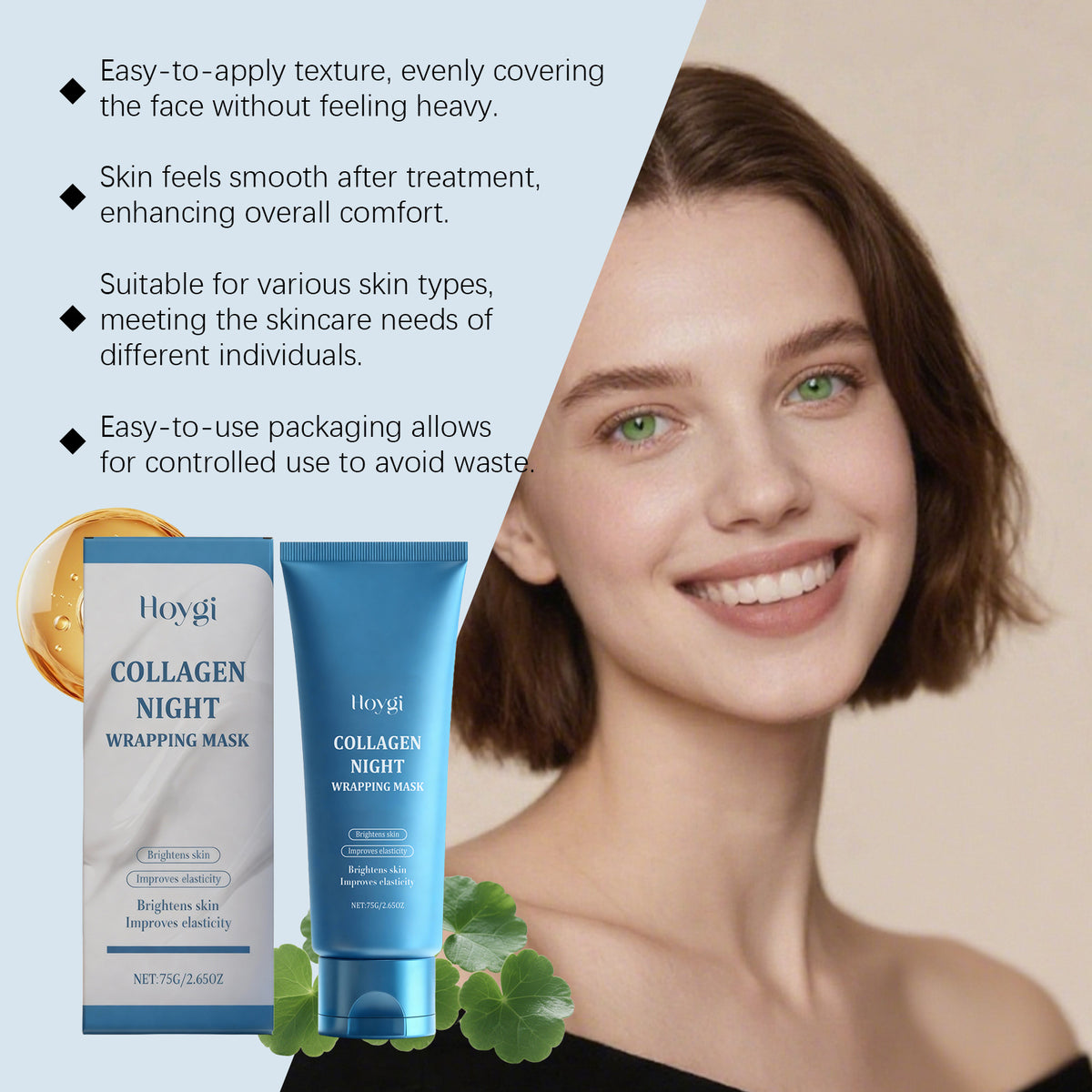 Peel Off Facial Mask - Exfoliating & Hydrating, 75g